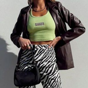 Princess Polly Axel Jacket Brown XS/S